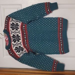Handmade girls Christmas sweater